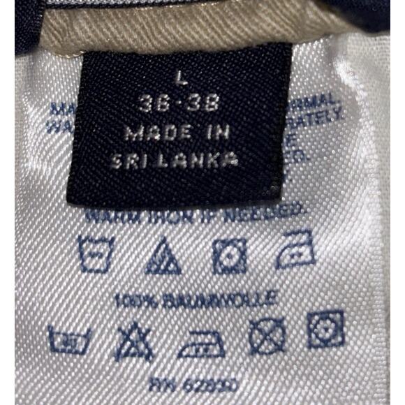 Lands' End Men's Traditional Fit Pants Flat Front Tan Large (36 / 38) Chino NWT - Picture 14 of 14